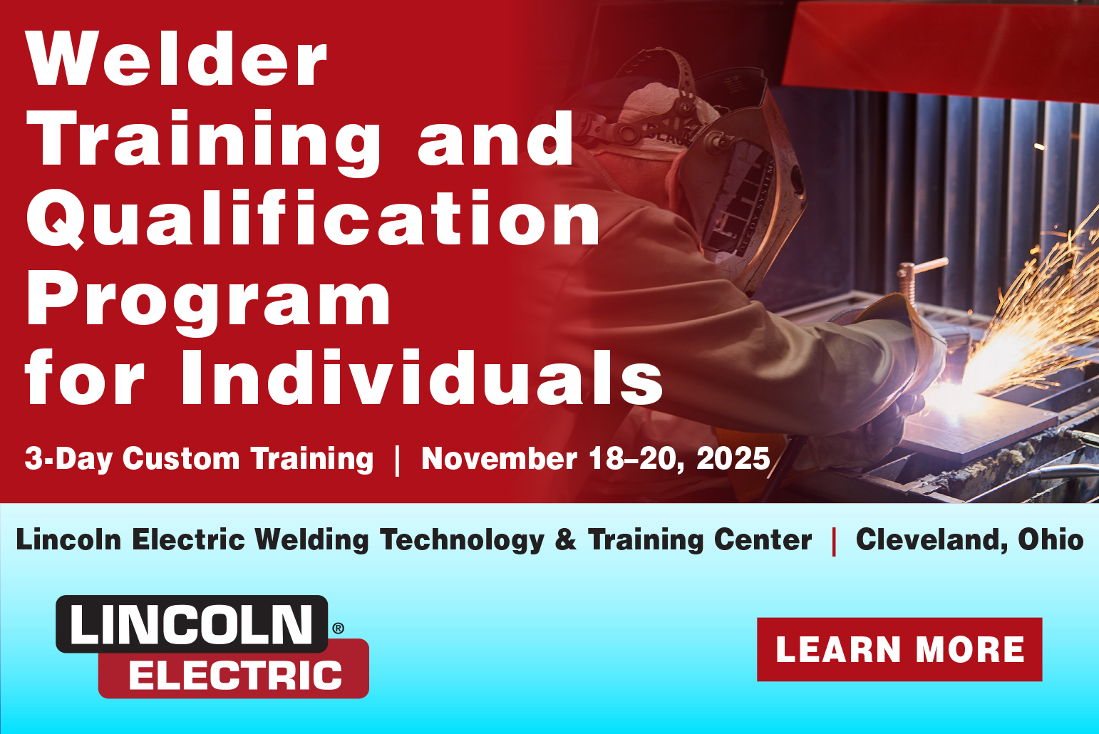 Fall 2025 Individual Welder Training Event